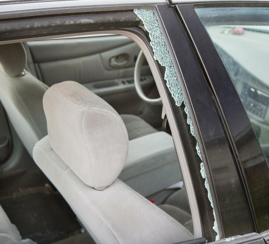 This is a picture of auto glass repair service in Santa Ana.